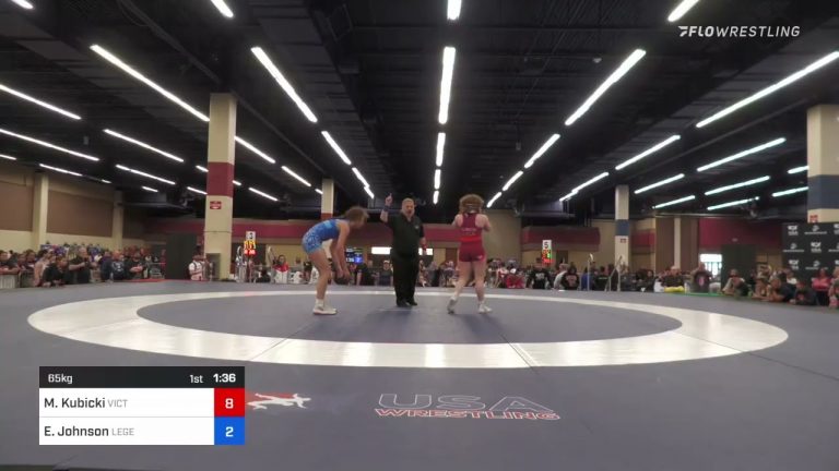 65 Kg Semifinal – Maddie Kubicki, Victory Wrestling Vs Elleni Johnson, Legends Of Gold Las Vegas 7