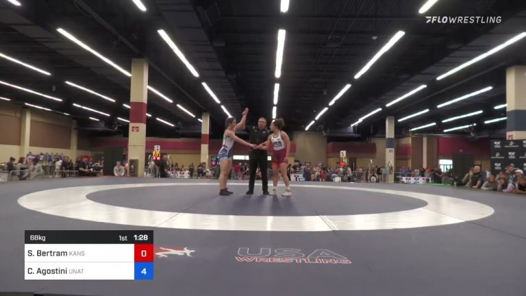 68 Kg Consolation – Sarina Bertram, Kansas City Wrestling Club Vs Clarissa Agostini, Unatached 336