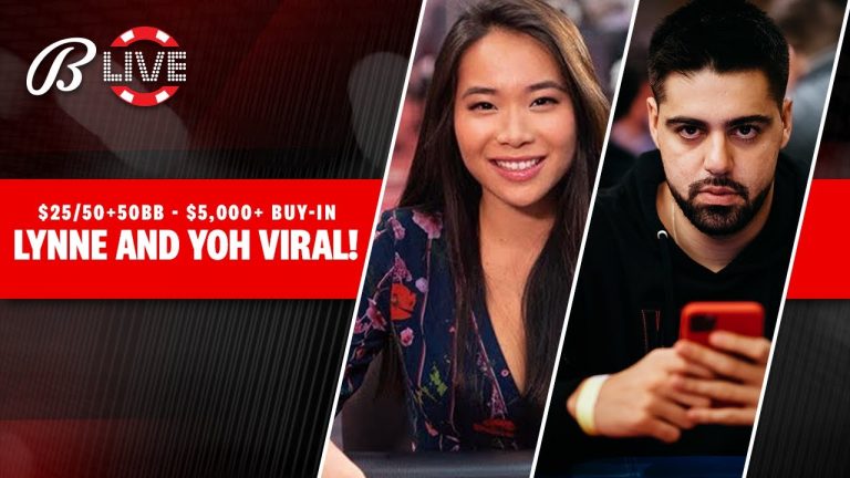 7-2 game $200,000 on the table! YoH ViraL and Lynne High Stakes Poker Cash Game – Live at the Bike!