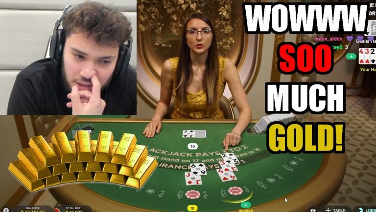 Adin Ross Finds GOLD In His Nose During BlackJack !