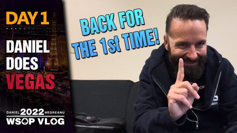 BACK for the 1st TIME! – 2022 WSOP Poker Vlog Day 1