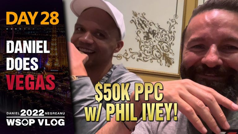 BATTLING PHIL IVEY in the $50,000 PPC! – 2022 WSOP Poker Vlog Day 28