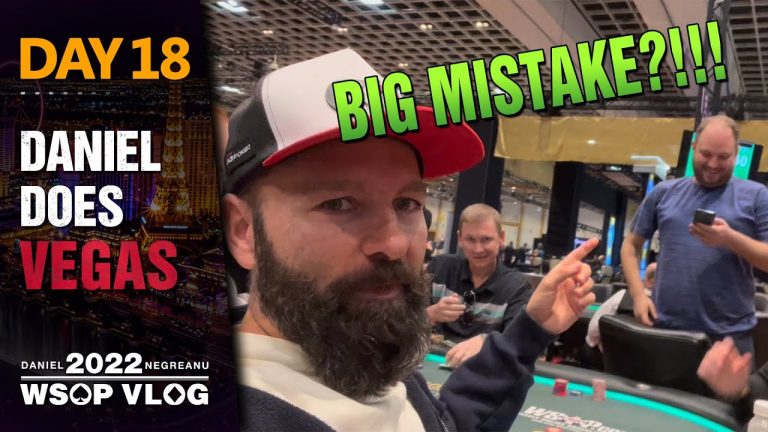 BIG MISTAKE and SELF AWARENESS 101 – 2022 WSOP Poker Vlog Day 18