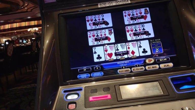 Beau Rivage video poker May 2022