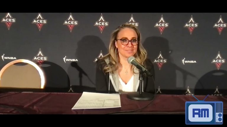 Becky Hammon after the Las Vegas Aces’ 96-95 win over Minnesota Lynx | June 19