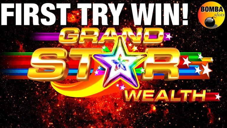 Beginners Luck! Grand Star Wealth First Try Casino Slot Machine Win at Wynn Las Vegas