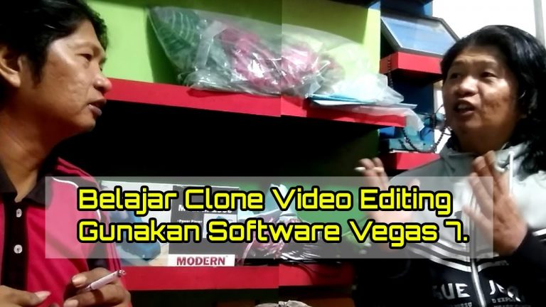 Belajar Clone Video Editing Gunakan Software Vegas 7. Masih Kaku Sih Tapi Lumayan lah.