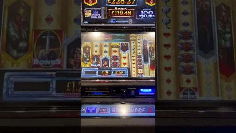 Bookies Slots -kings Honour Mega Play MASSIVE win second spin !!!!