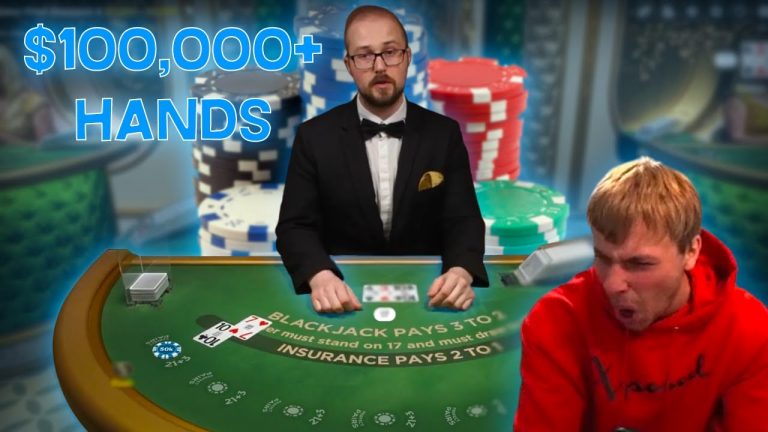 CRAZY $800,000+ BLACKJACK SESSION WITH LIVE DEALER!