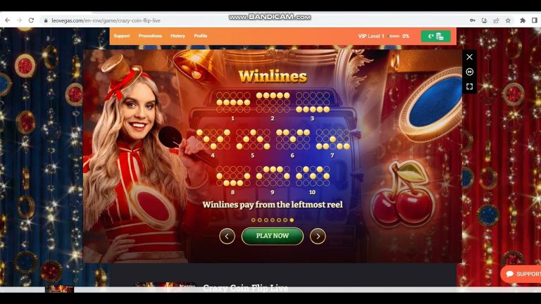 CRAZY TIME- CRAZY COIN FLIP AVAILABLE ON LEO VEGAS- JOIN ME ON LEO VEGAS- LINK IN THE DESCRIPTION