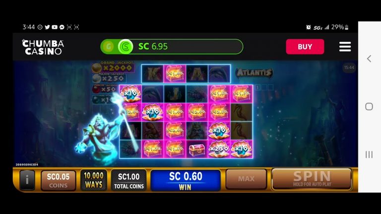 Chumba Casino Atlantis Major Win