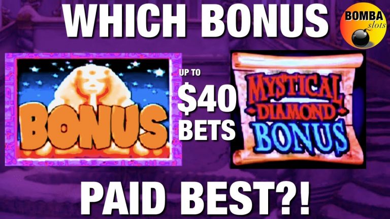 Cleopatra 2 or Diamond Queen!? Which One Pays Best? Up to $40 Bets at Wynn Casino in Las Vegas!