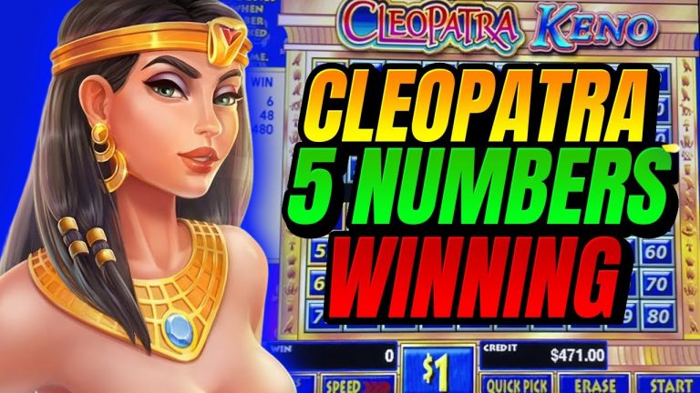 Cleopatra Keno 4 of 5 Winner