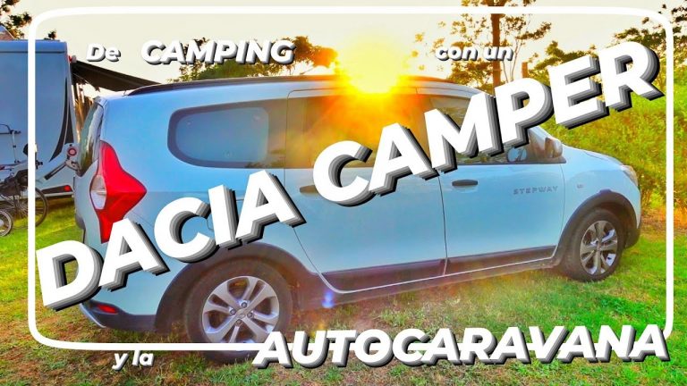 Con un DACIA CAMPER y la AUTOCARAVANA al CAMPING LAS DUNAS