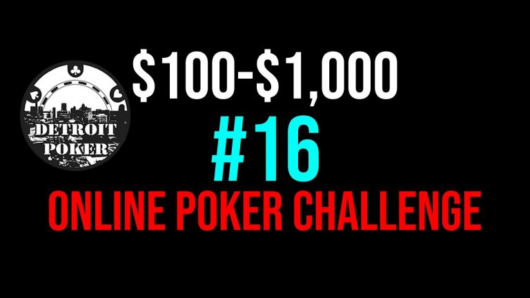 EP16 Online #Poker Challenge $100-$1k – Detroit Poker