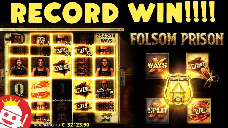 FOLSOM PRISON SLOT BIGGEST WIN YET RECORD WIN!