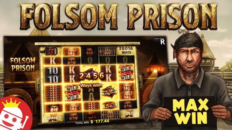 FOLSOM PRISON SLOT FIRST EVER 75000x MAX WIN!!