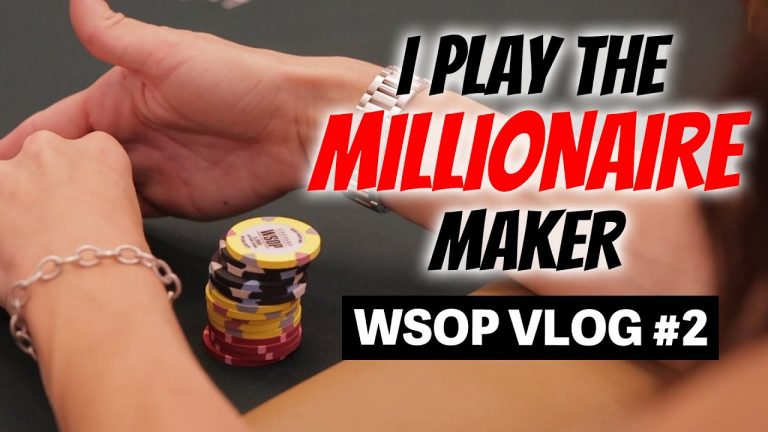 Firing Bullets In The Millionaire Maker! | WSOP Vlog #2 | PlayUSA