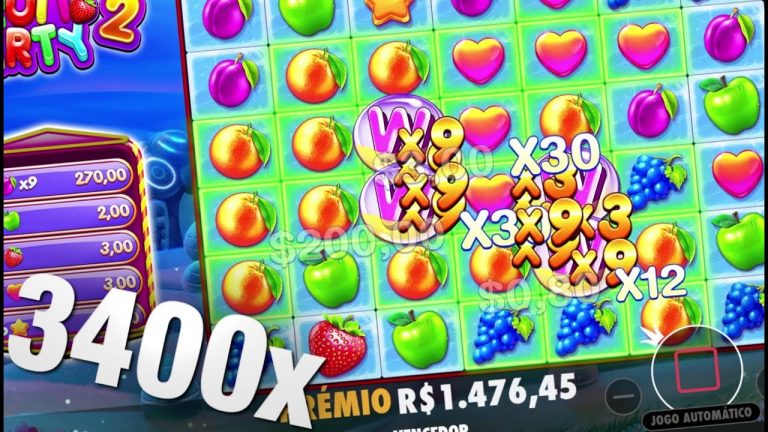 Fruit Party 2 JUICY 3400x+ Win!