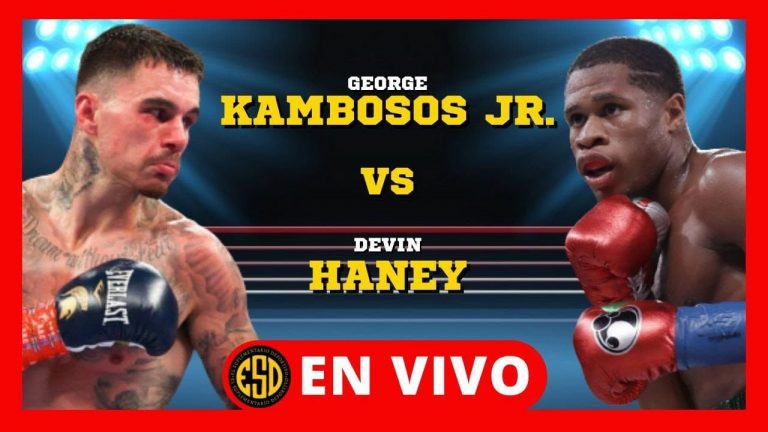 George KAMBOSOS JR vs Devin HANEY EN VIVO ¡PELEA EMOCIONANTE!