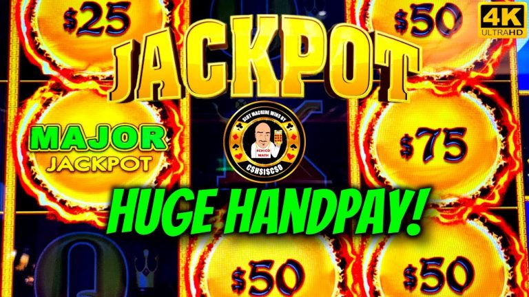 HUGE JACKPOT HANDPAY on Dragon Link Slot Machine