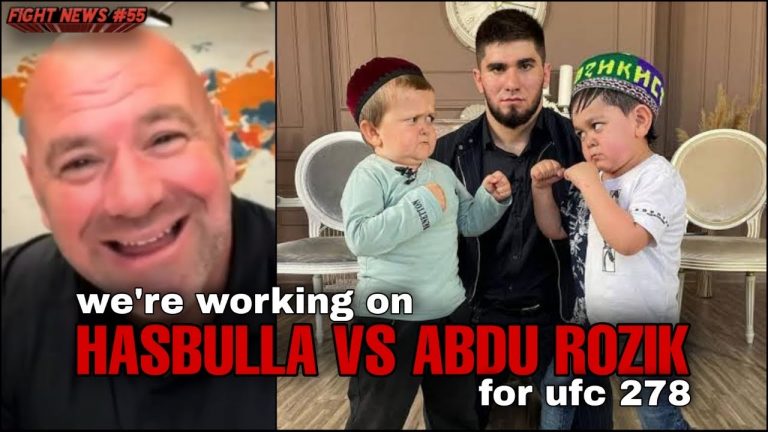 Hasbulla vs Abdu Roziq UFC 278, Khabib vs Tony on TUF, Belal Muhammad vs Sean Brady | FIGHT NEWS #55