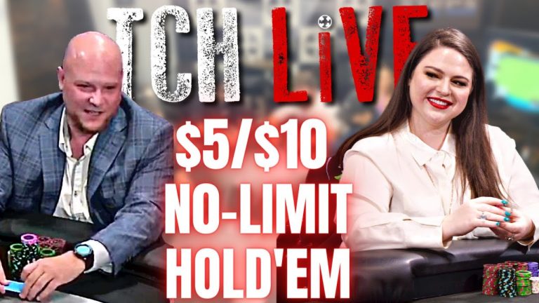 High Stakes $5/$10 No-Limit Hold’em Cash Game | TCH LIVE Poker Austin