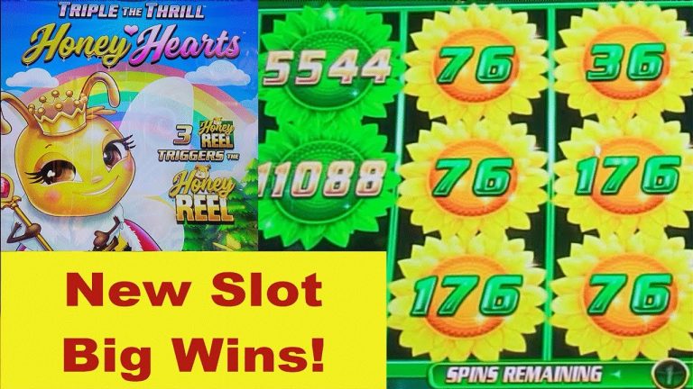 Honey Hearts! New slot machine in Vegas.