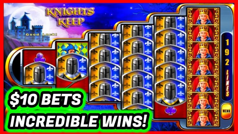 I DIDN’T EXPECT THAT AMOUNT OF MONEY ! Knights Keep Casino Slot ! / Free Spins and Big Wins!