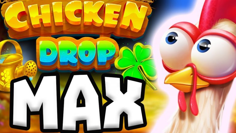 I DROPPED THE MAX BET BONUS CHICKEN DROP OMG