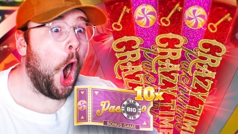 I GOT A HUGE WIN ON A MASSIVE CRAZY TIME TOP SLOT… (Insane Session)