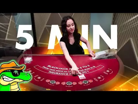 INSANE SESSION PAYS HUGE! – 5-Min Blackjack #64