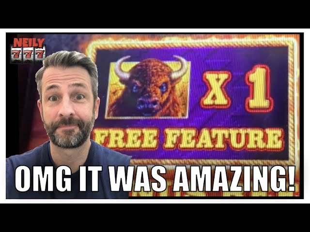 It went from BAD to AMAZING real fast! JACKPOT HANDPAY on Buffalo Link Slot Machine!