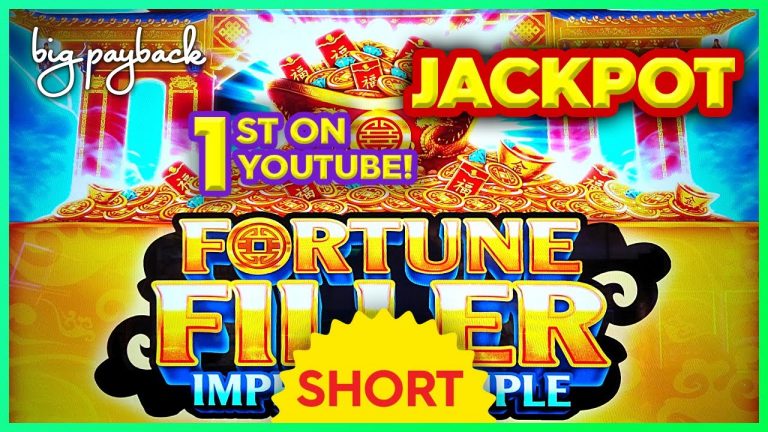 JACKPOT HANDPAY! Fortune Filler Slot – 1ST ON YOUTUBE! #Shorts