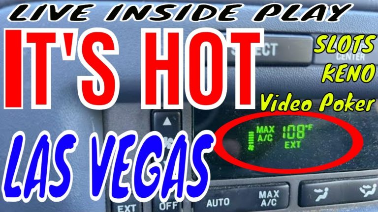 LIVE INSIDE Casino Play on a HOT Tuesday in Las Vegas – USING THEIR AC and Winning their MONEY 2022