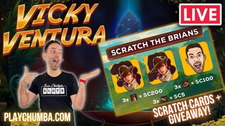 LIVE NEW GAME Vicky Ventura Scratch Cards + Giveaway! PlayChumba.com