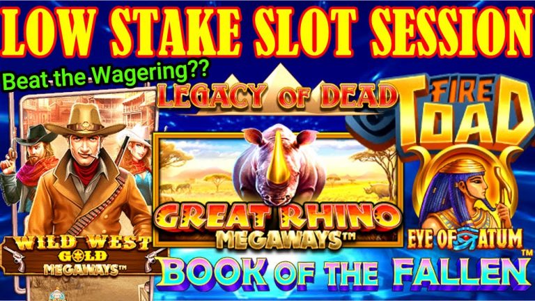 LOW STAKE SLOTS SESSION PT2 WAGERING!! *12 BONUSES* BIG WINS?…CASHOUT OR BUST??