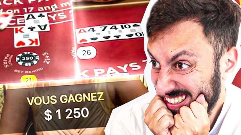 Le BLACKJACK me rend DINGUE (Best Of Casino 11)