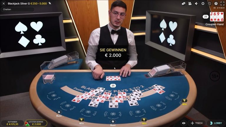 Live Dealer Blackjack Session !