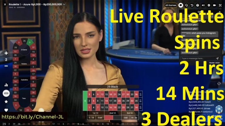 Live Roulette Spins 2 Hours and 14 Mins 3 Dealers Roulette Azure