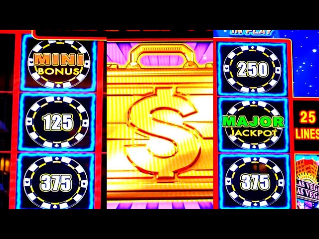 MAJOR (5 bonuses) Lightning Link slot machine casino bonus rounds