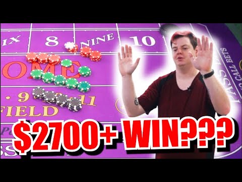 MASSIVE WIN? 30 Roll Craps Challenge – WIN BIG or BUST #163