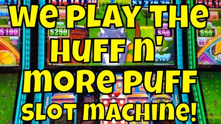 Matt Plays the Huff N’ More Puff Slot Machine!