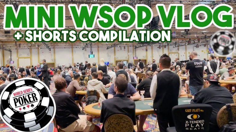 Mini WSOP VLOG at Paris and Ballys + Shorts compilation | Pedro RIgo Poker Vlogs #16