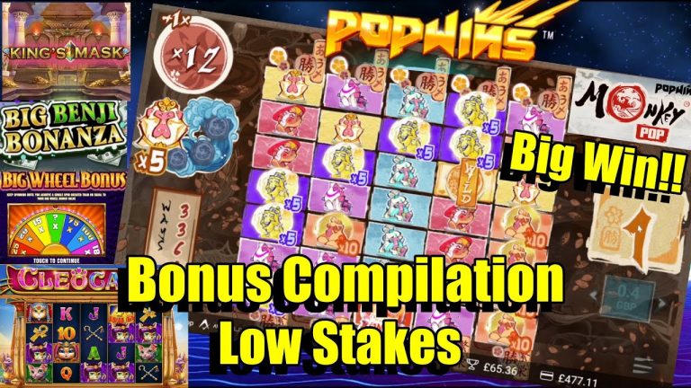 Monkey Pop BIG WIN!!, New Pragmatic Cleocatra, New Big Wheel Bonus, Lucky Nuggets Megaways & More