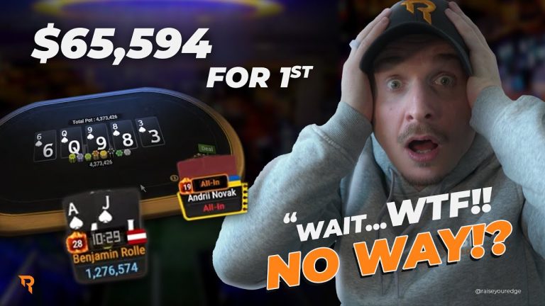 My SICKEST Poker Hand EVER!? $65,594 FOR 1ST! | Twitch Poker Highlights