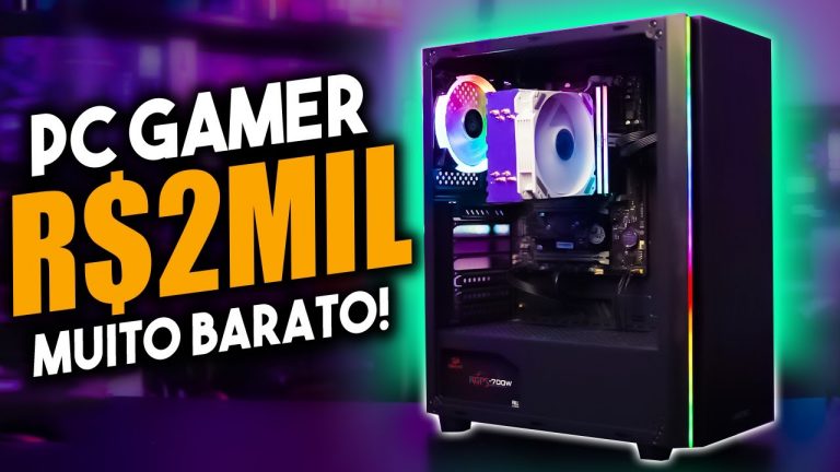 PC GAMER DE R$2000 QUE RODA TUDO, O MELHOR PARA MONTAR HOJE !