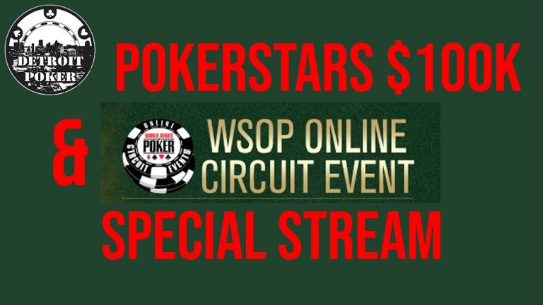 PokerStars $100k GTD & WSOP Circuit Super Series Event #16 $100k GTD – Detroit Poker