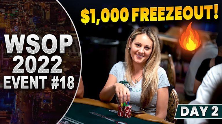 Rocketing towards the final table! 7 all-ins!! WSOP 2022 Poker Vlog