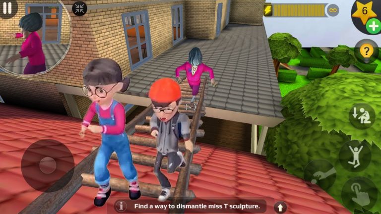 Scary Teacher 3D New Chapter Nacho Average Squad Tani & Nick Enter in Miss T House (Android,iOS)